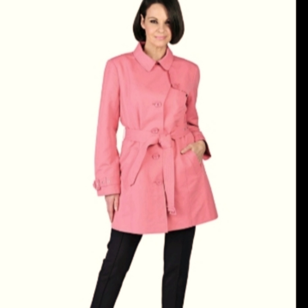 New Guillaume blush pink trench coat